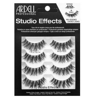 Ardell Studio Effects Lashes 4 Pairs umetne trepalnice za lepljenje - nastaviti Wispies