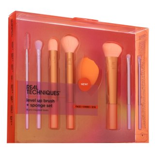Real Techniques Level Up Brush + Sponge Kit komplet čopičev