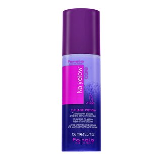 Fanola No Yellow Bi-Phase Conditioner balzam brez izpiranja za platinasto blond in sive lase 150 ml
