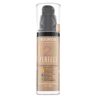Bourjois 123 Perfect Foundation tekoča ličila proti nepravilnostim na koži 55 Dark Beige 30 ml