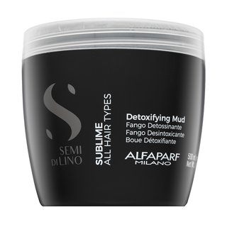 Alfaparf Milano Semi Di Lino Sublime Detoxifying Mud vlažilna čistilna krema za vse vrste las 500 ml