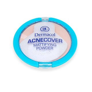 Dermacol ACNEcover Mattifying Powder prašek za problematično kožo No.01 Porcelain 11 g