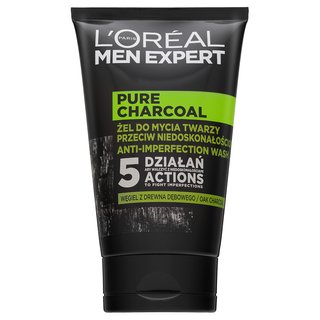 L´Oréal Paris Men Expert Pure Charcoal čistilni gel Anti-Imperfection Wash 100 ml