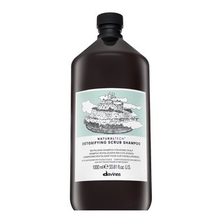 Davines Natural Tech Detoxifying Scrub Shampoo šamponski piling za hitro mastne lase 1000 ml