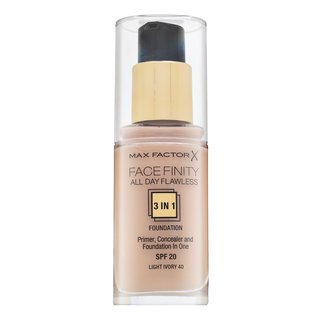 Max Factor Facefinity All Day Flawless Flexi-Hold 3in1 Primer Concealer Foundation SPF20 tekoča ličila 3v1 40 30 ml