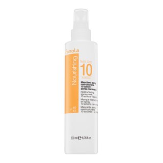 Fanola Nutri Care 10 Action Spray Leave-in Mask negovalna maska za suhe in poškodovane lase 200 ml