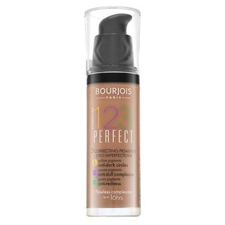 Bourjois 123 Perfect Foundation tekoča ličila proti nepravilnostim na koži 57 Light Tan 30 ml