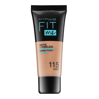 Maybelline Fit Me! Foundation Matte + Poreless tekoča ličila z matirnim učinkom 115 Ivory 30 ml