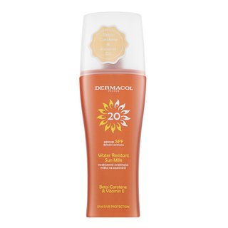 Dermacol Sun losjon za sončenje v spreju Water Resistant Sun Milk SPF20 Spray 200 ml