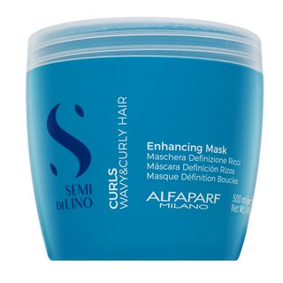 Alfaparf Milano Semi Di Lino Curls Enhancing Mask negovalna maska za sijaj valovitih in kodrastih las 500 ml