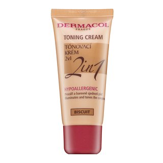 Dermacol Toning Cream 2in1 tonizirajoča in vlažilna emulzija za poenotenje tona kože Biscuit 30 ml