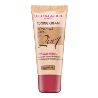 Dermacol Toning Cream 2in1 tonizirajoča in vlažilna emulzija za poenotenje tona kože Natural 30 ml