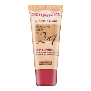 Dermacol Toning Cream 2in1 tonizirajoča in vlažilna emulzija za poenotenje tona kože Bronze 30 ml