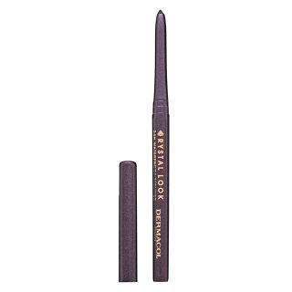 Dermacol Crystal Look 24H Waterproof Eyeliner svinčnik za oči 02 Violet 3 g