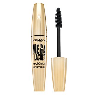 Dermacol Mega Lashes Mascara Super Volume maskara za podaljševanje trepalnic in volumen Black 13 ml