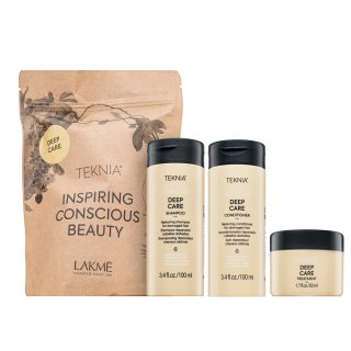 Lakmé Teknia Deep Care Travel Pack nastavite za suhe in poškodovane lase