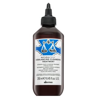 Davines Natural Tech Rebalancing Cleansing Treatment zdravljenje las za hitro mastne lase 250 ml