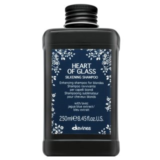 Davines Heart Of Glass Silkening Shampoo šampon za krepitev za barvane, kemično obdelane in posvetljene lase 250 ml