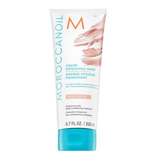 Moroccanoil Color Depositing Mask negovalna maska z barvnimi pigmenti Rose Gold 200 ml