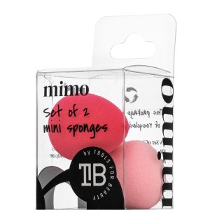 MIMO Set of 2 Mini Sponges gobica za ličenje - nastaviti Pink