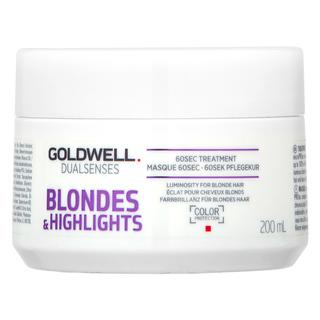 Goldwell Dualsenses Blondes & Highlights 60sec Treatment maska za svetle lase 200 ml