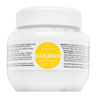 Kallos Banana Fortifying Hair Mask krepilna maska za oslabljene lase 275 ml