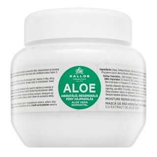 Kallos Aloe Moisture Repair Shine Hair Mask negovalna maska za mehke in sijoče lase 275 ml