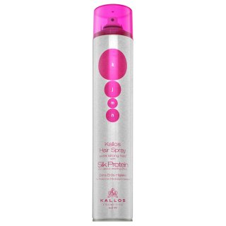 Kallos Silk Protein Hair Spray Extra Strong Hold močan lak za lase 750 ml