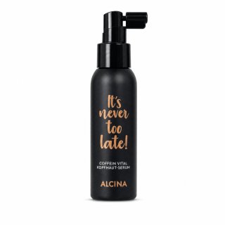 Alcina It's never too late! Coffein Vital Scalp-Serum Serum proti izpadanju las 100 ml