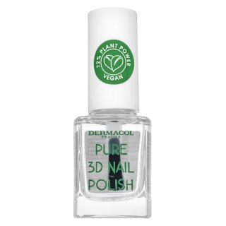 Dermacol Pure 3D Nail Polish lak za nohte 01 Crystal Clear 11 ml