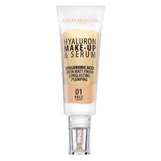 Dermacol Hyaluron Make-up & Serum ličila s hialuronsko kislino 01 Pale 25 g