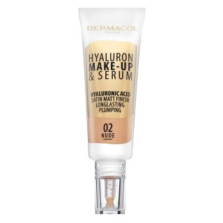 Dermacol Hyaluron Make-up & Serum ličila s hialuronsko kislino 02 Nude 25 g