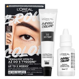 L´Oréal Paris Brow Color Semi-Permanent Eyebrow Tint polpermanentna barva za obrvi 3.0 Dark Brunette