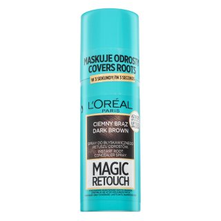 L´Oréal Paris Magic Retouch Spray korektor za pobarvane lasne izrastke Dark Brown 75 ml