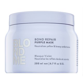 Schwarzkopf Professional BlondMe Bond Repair Purple Mask nevtralizacijska maska za svetle lase 200 ml
