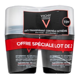 Vichy Homme dezodorant 72H Extreme-Control Anti Perspirant 2 x 50 ml