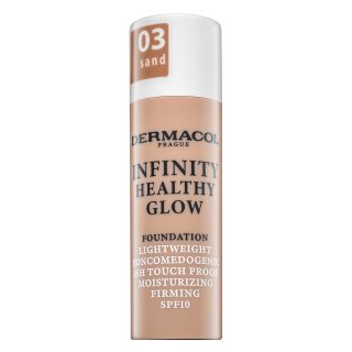 Dermacol Infinity Healthy Glow Foundation ličila za osvetlitev kože 03 Sand 20 g