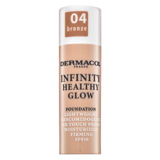 Dermacol Infinity Healthy Glow Foundation ličila za osvetlitev kože 04 Bronze 20 g