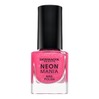 Dermacol Neon Mania Nail Polish lak za nohte 1 Pink Chic 5 ml