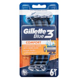 Gillette Blue3 britvice za enkratno uporabo Comfort 6 pcs