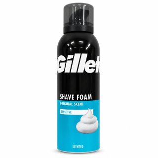 Gillette Sensitive pena za britje Shave Foam 200 ml