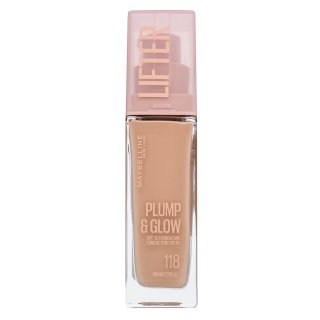 Maybelline Lifter Plump & Glow SPF 15 Foundation tekoča ličila za enotno in sijočo polt 118 30 ml