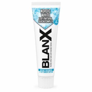 BlanX Nordic White zobna pasta za beljenje zob Toothpaste 75 ml