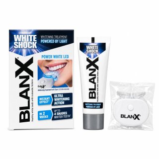 BlanX White Shock komplet za beljenje zob Power White Treatment + LED 50 ml