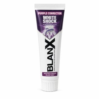 BlanX White Shock Purple Corrector zobna pasta za beljenje zob Toothpaste 75 ml