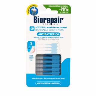 Biorepair Disposable Rubber Picks medzobni zobotrebci 40 pcs S