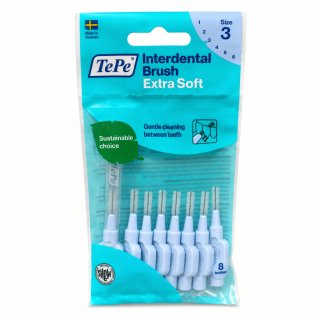 TePe Interdental Brush medzobne ščetke Extra Soft 8 pcs 0,6 mm