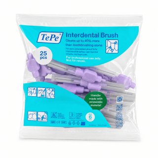 TePe Interdental Brush medzobne ščetke Extra Soft 25 pcs 1,1 mm