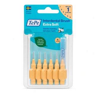 TePe Interdental Brush medzobne ščetke Extra Soft 6 pcs 0,45 mm