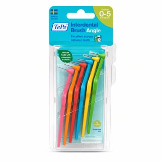 TePe Interdental Brush medzobne ščetke Angle 6 pcs Mixed Pack
